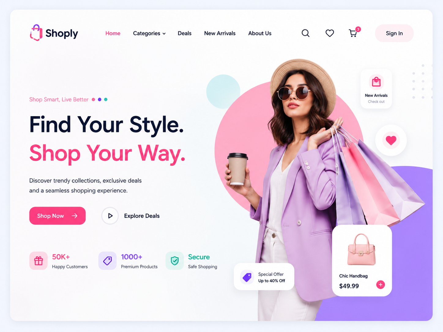 Retail & E-Commerce technology platform interface